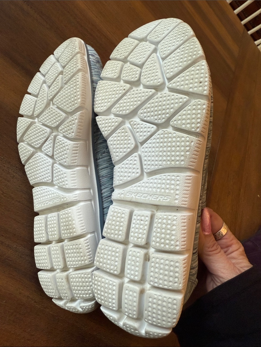 Cool Colors and ComfySkechers Women's Sky Blue Slip-On Athletic Sneaker Size 7.5 - Picture 8 of 8